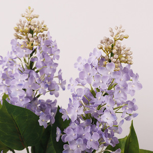 Ramo de Lilas Artificiales, Flores de Seda y Plástico de Alta Simulación, Decoración para Bodas, Arreglo Interior, Venta al Por Mayor - Product Image 2