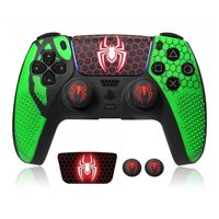 Großhandel Spinnen-Themen Schutzhülle aus Silikon für PlayStation 5 Gamepad Kratzfester Griff-Sleeve-Aufkleber in Verschiedenen Farben