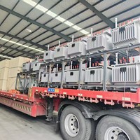 Transformateur de distribution immergé dans l'huile à enroulement en aluminium S13-M 33kV, économie d'énergie, triphasé