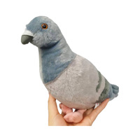 Peluche de pigeon réaliste et douce, adorable jouet en peluche oiseau pour souvenir d'anniversaire, décoration intérieure, cadeau, vente en gros directe d'usine