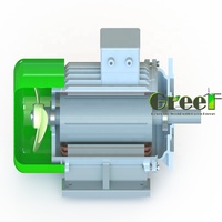 Générateur alternateur synchrone à aimants permanents triphasé à faible régime de rotation, énergie éolienne et hydraulique, 200 kW, 300 tr/min