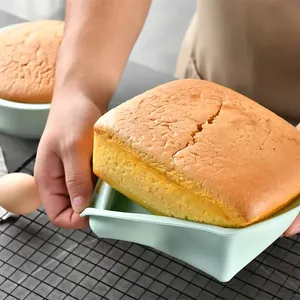 High Temperature Resistant Non-Stick <b>Silicone</b> Cake Mold Food Grade Square Oven <b>Baking</b> Pan Dishwasher Safe Cross-border Cake - Product Image 3
