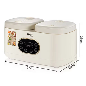 Mini-cuiseur à riz électrique haute capacité à double compartiment avec menu multifonction et température constante 24h/24 - Product Image 3