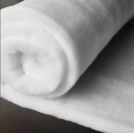 キルト生地を充填するための不織布100% ポリエステル綿詰め物洗える通気性断熱キルトバッティング