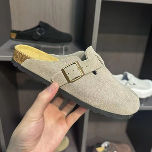 2025 Ciabatte Unisex di Alta Qualità, Comode e Resistenti con Suola in Sughero, Scarpe Piatte alla Moda per Donna e <span class=keywords><strong>Uomo</strong></span> - Product Image 1