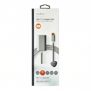 Nedis Usb C To <b>Hdmi</b> Adapter Cable 2m <b>4k</b> 60hz - Product Image 2