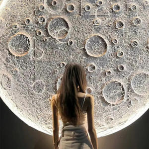 Tuile murale en ardoise de pierre de lune Pu Moon, motif champignon, pour fond de mur, effet grotte douce, vente directe - Product Image 4