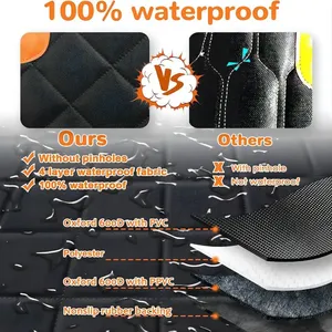 100% étanche <span class=keywords><strong>chien</strong></span> voiture hamac visuel maille fenêtre côté fermeture éclair Polyester Nylon siège de voiture couverture <span class=keywords><strong>pour</strong></span> siège arrière protection <span class=keywords><strong>chien</strong></span> voiture - Product Image 6