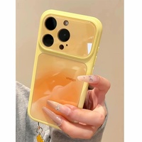 Nouvelle coque de téléphone anti-chute pour iPhone 18 Pro Max, 17, 16, 15, 14, style Ins tendance, motif orange, pour femmes, mignonne et protectrice