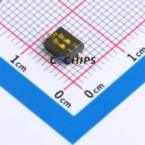 DSHP-02-TS-GER DIP Switch SMD,P=1.27mm Switch Flat Toggle, Groove Type Single Pole Single Throw 2 1.27mm - Product Image 1
