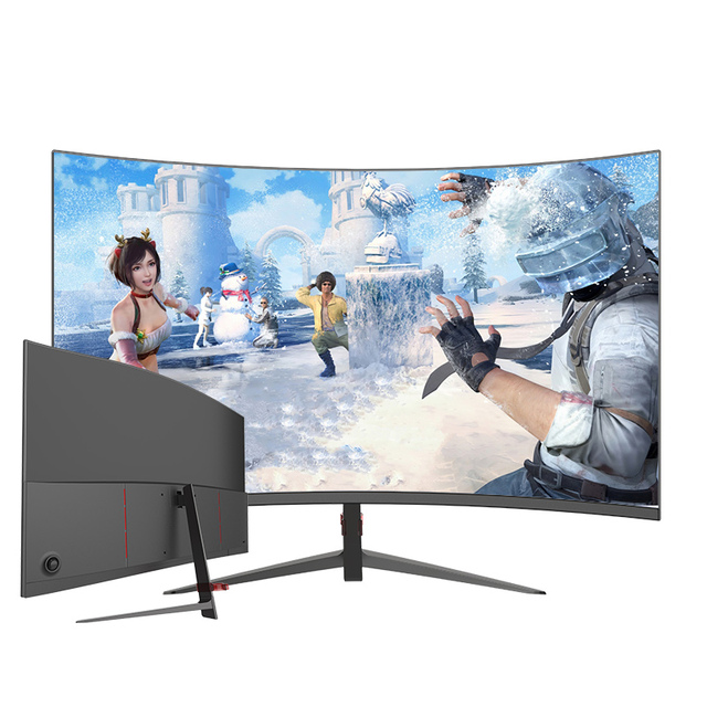 Hot Sale Factory 27/32 Inch Computer Gaming Monitor Cheap LED Frameless Pc Curved 180/240hz Wholesale Gaming Borderless