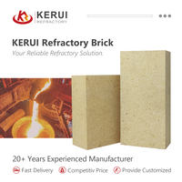 Batu Bata Alumina Tinggi Batu Bata Tahan Api Al2O3 48 55 65 75 untuk Tungku Peledakan Tungku Panas Kiln Semen