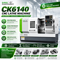 Torno CNC para Metal CK6140, Bancada Plana, 400 mm de Diámetro de Torneado, Precio Directo de Fábrica, Bajo Costo, Garantía de 1.5 Años, CE ISO