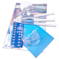 Kit de blanqueamiento de dientes con luz azul aprobado por CE sin peróxido y económico con logotipo personalizado