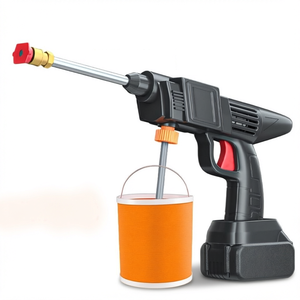 Pistolet haute pression portable sans fil, moteur sans balais, tuyau de 5 m, capacité du réservoir de 3 L, filtre/étainneur inclus - Alimenté par batterie pour la maison - Product Image 1