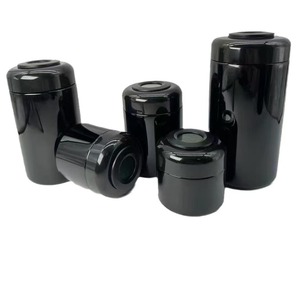 Wholesale 5g/5ml 10g 15g 30g 50g 100g UV Dark Ultra Violet Stash Glass Jar Glossy Aluminum Cap Dabs Oil Concentrate <b>Storage</b> Jar - Product Image 2