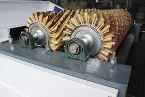 Máy đánh bóng băng rộng tự động LUBANLE 1000mm, máy chà nhám bàn chải gỗ, máy chà nhám sàn - Product Image 4