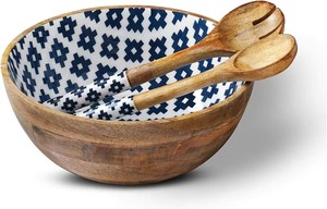 Tazón de madera fabricado en India, tazón de madera duradero hecho a mano para uso en el hogar, cocina y restaurante, disponible para la venta. - Product Image 4