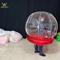 Costume de globe terrestre gonflable pour fête de danse, festival, défilé