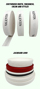 FSC Certified Customizável Tingido Cor Papel Webbing Eco-Friendly Mão Corda Webbing Fita com Gold Foil Print Craft - Product Image 6