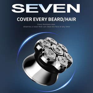 Electric Shaver Bald <b>Head</b> Men Rechargeable 7D Magnetic Face Beard Rotary <b>Razor</b> Waterproof Hair Removal Trimmer Shaving - Product Image 3