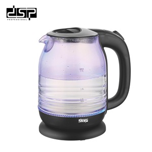 กาต้มน้ำไฟฟ้า DSP ขนาด 1.7 ลิตร แบบแก้ว ปิดอัตโนมัติ ป้องกันการต้มจนแห้ง กาต้มน้ำสำหรับใช้ในบ้าน - Product Image 1