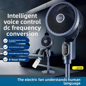 Heißer Sommer-Kunststoff-Elektro-Luftkühlventilator mit Fernbedienung, <span class=keywords><strong>3D</strong></span>-Schwenkkopf, starker Wind, mehr als fünf Geschwindigkeiten, bürstenloser Motor, Turmventilator - Product Image 6