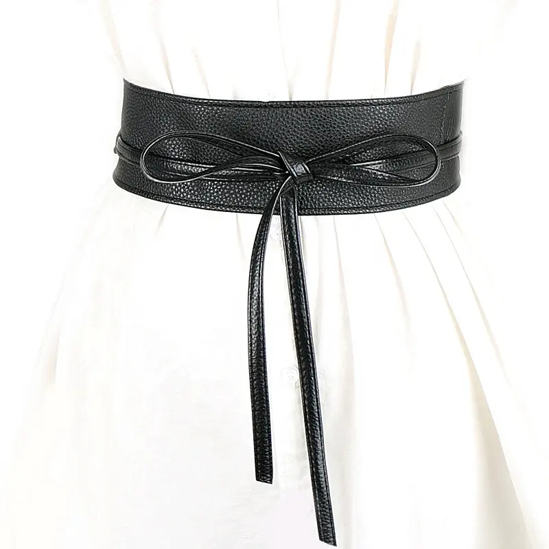 leather belt black