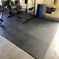 Dalles de sol en mousse pour le sport, le yoga, la gym, le fitness, le garage, le studio – Tapis de sol en mousse EVA emboîtable souple – Tapis de jeu et de fitness pour la gym