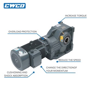 Cwcd thiết kế mới hiệu suất cao K Series xoắn ốc bevel hộp số Trục ổ đĩa động cơ hộp số cho năng lượng & khai thác mỏ OEM - Product Image 2