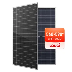 Longi Hi Mo 7 Bifacial Glas Glas Solar Panels 550 Watt 555w 570w 575w Solar Panel Eu Stock Greece
