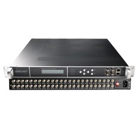 Solución de Cabecera IPTV Digital FTA con 24 Sintonizadores, Receptor Profesional de Alta Definición con Gateway IP DVB-T para Satélite Gratuito
