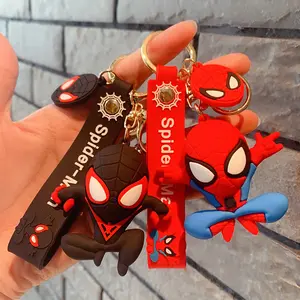 Xinxing Anime Doll Machine Stationery Store Small Ornaments Cartoon Spider Doll Keychain Car Exquisite Pendant Sonic Keychain