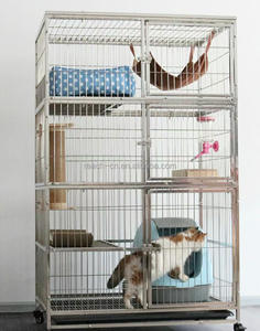 Jaula Metálica Plegable para Mascotas al por Mayor Perreras de Acero Inoxidable Jaulas Apilables para Perros Jaula Plegable para Perros Grandes - Product Image 6