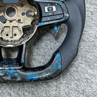 Volant en fibre de carbone pour Volkswagen Golf 6 7 MK6 MK7 MK7.5 R GTI VW - Vente en gros - Amélioration