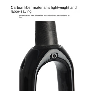Full Carbon Fiber Road Bicicleta Frente Garfo 700C Alumínio Leve 28.6mm Stanchions - Product Image 3