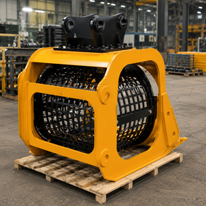 Nouvelle benne rotative hydraulique pour le bâtiment, pour excavatrices avec tambour rotatif - Product Image 1