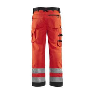 BLAKLADER - 156618115599D88 Pantalones de alta visibilidad sin bolsillos para clavos Rojo/Negro-EAN 7330509413876 ROPA DE TRABAJO DE 2017 - Product Image 2
