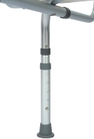Chaise de douche compacte pliable réglable en alliage d'aluminium léger avec design portable pour personnes âgées et handicapées