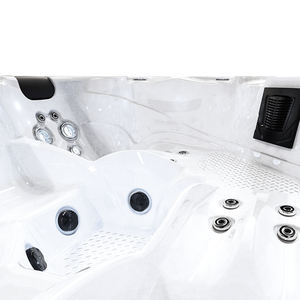 Bañera de hidromasaje con hidromasaje estilo europeo, bañera de hidromasaje acrílica a <span class=keywords><strong>precio</strong></span> barato, Spa al aire libre con cascada para 5 <span class=keywords><strong>personas</strong></span> - Product Image 6
