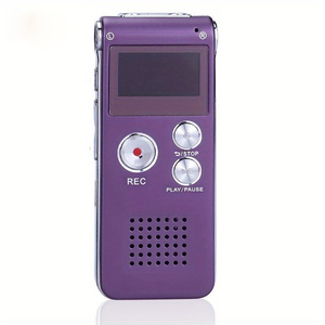 <b>Smart</b> <b>Home</b> Mini Zinc Digital Recorder with Button Control Supports WAV/MP3 Small USB Lectures & Voice Activation - Product Image 4