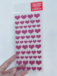 Long lanh không thấm nước thân thiện với môi PVC Sao mô hình dán cho Quà tặng khuyến mãi máy tính xách tay scrapbooking-Vàng đóng dấu kết thúc - Product Image 4