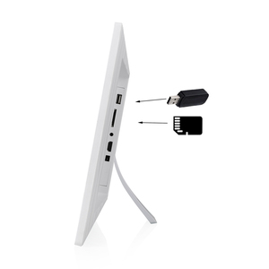 Pantalla de gran tamaño de 21,5 pulgadas compatible con USB SD colgante de pared electrónico reproducción de bucle de imagen de vídeo descarga gratuita marco de fotos Digital - Product Image 2