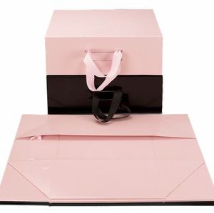 Caja de Papel Magnética de Lujo Personalizada, Caja de Cartón Rígido Plegable <span class=keywords><strong>para</strong></span> Regalo, Embalaje <span class=keywords><strong>para</strong></span> Álbum de Fotos de Zapatos, Logotipo en Relieve, Protección UV - Product Image 1
