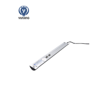 Barre lumineuse LED 4FT 36W à profil bas pour montage au plafond, lumière pour salle blanche 6500K, angle de faisceau 180°, indice de protection IP40, en alliage d'aluminium, dimmable