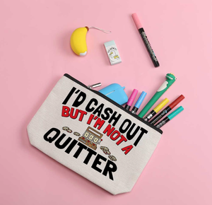 Regali Divertenti, Borsa per il Trucco, Regali a Tema Gioco d'Azzardo, Pochette per il Trucco, Regali di Natale e Compleanno per Giocatori d'Azzardo e Appassionati di Casinò - Product Image 1