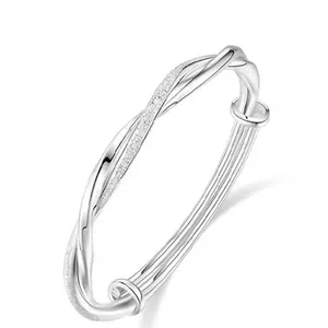 2023 New Arrival Fashion Jewelry Modern Mobius Ring Bracelet with Big Size of The Same Style of