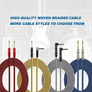 Cable de <span class=keywords><strong>Guitarra</strong></span> Eléctrica de 3 Metros con Enchufe, Colorido, de Buena Calidad, Venta al Por Mayor del Fabricante - Product Image 6