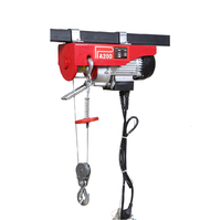 Nouvelle mini-treuil électrique à câble de 1 tonne, 1000 kg, monophasé, acier, certifié TUV, télécommande, vitesse de levage de 12 m/min