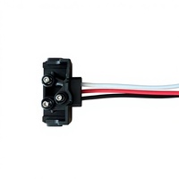 Connecteur adaptateur mâle en alliage de cuivre à trois conducteurs avec boîtier ABS IP44 12V 5A pour clignotant de voiture, feu de direction et feu arrière